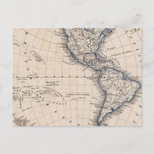 Western Hemisphere 6 Briefkaart (Voorkant)