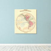 Western Hemisphere 6 Canvas Afdruk (Insitu (Houten vloer))