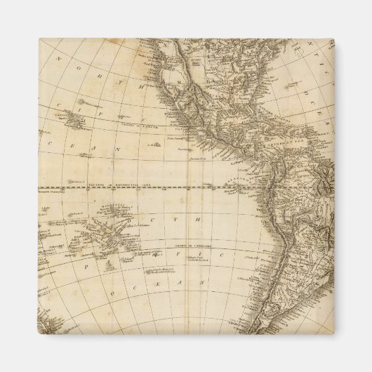 Western Hemisphere 6 Magneet (Voorkant)