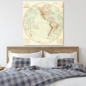 Western Hemisphere 7 Canvas Afdruk (Insitu (Slaapkamer))