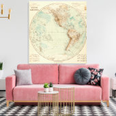 Western Hemisphere 7 Canvas Afdruk (Insitu (Woonkamer))