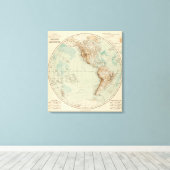 Western Hemisphere 7 Canvas Afdruk (Insitu (Houten vloer))