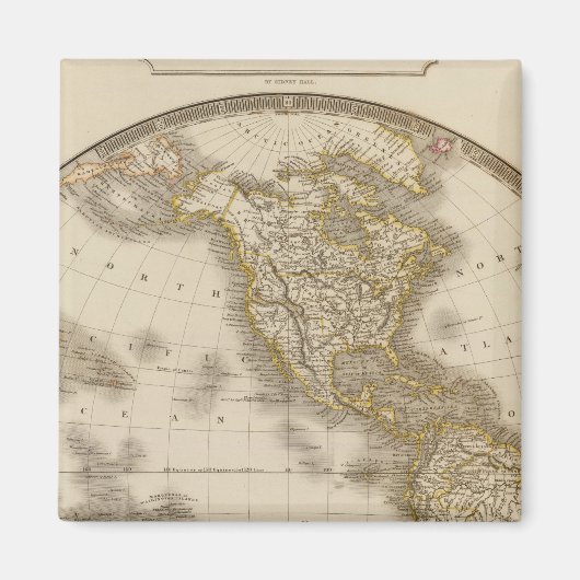 Western Hemisphere 7 Magneet (Voorkant)