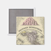 Western Hemisphere 8 Magneet (Voorkant / Achterkant)