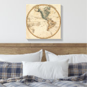 Western Hemisphere 9 Canvas Afdruk (Insitu (Slaapkamer))