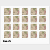 Western Hemisphere 9 Vierkante Sticker (Vel)