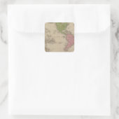 Western Hemisphere 9 Vierkante Sticker (Tas)