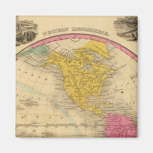 Western Hemisphere Magneet (Voorkant)