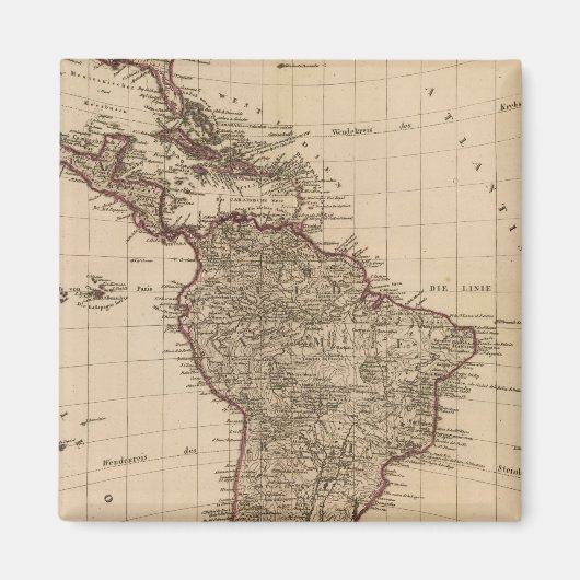 Western Hemisphere, South America Magneet (Voorkant)