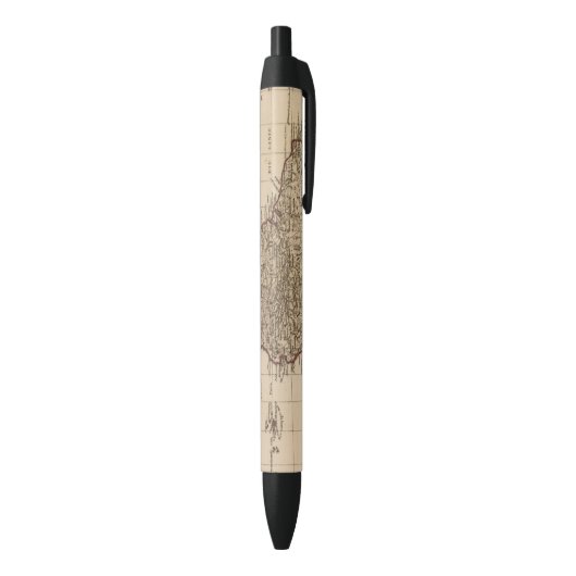 Western Hemisphere, Zuid-Amerika Zwarte Inkt Pen (Achterkant (Verticaal))