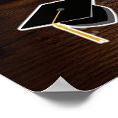 Western Hoed en Lasso Afstudeerfeest Welkom Poster (Hoek)