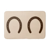 Western Hoefijzer Cowboy Badmat (Voorkant)