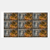 Western Hoefijzer Cowboy Pet Lasso Labels (Vel)