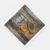 Western Hoefijzer Cowboy Pet Lasso Servet (Hoek)