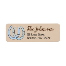 Western Hoefijzer Return Address Label
