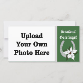 Western Hoefijzer Vakantie Fotokaart Feestdagenkaart