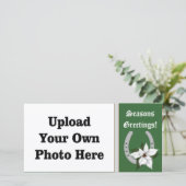 Western Hoefijzer Vakantie Fotokaart Feestdagenkaart (Staand voorkant)