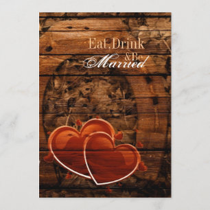 Western Hoefijzer Weddenschap-diner Kaart