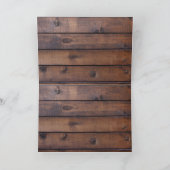 Western Hoefijzer zwoegwiel Cowboy Boots Feestdagen Kaart (Binnen)