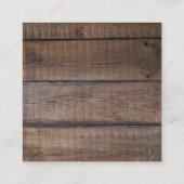 Western Hoefijzer zwoegwiel Cowboy Boots Vierkante Visitekaartje (Achterkant)