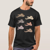 Western Hognose Pattern, Morphs Normal, Albino T-shirt (Voorkant)