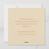 Western Holly Jolly Christmas  Feestdagenkaart (Achterkant)