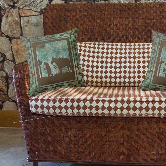 Western Home Decor Cowboy Prayer Kussen (Creator heeft geüpload)
