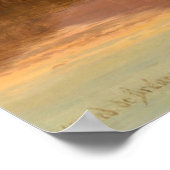 Western hoogland landschap Ranch Painting Poster (Hoek)