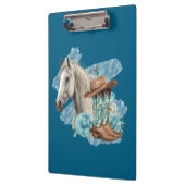 Western Horse Clipboard- Navy Klembord (Links)