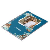 Western Horse Floral Personalized Notebook Notitieboek (Linkerzijde)