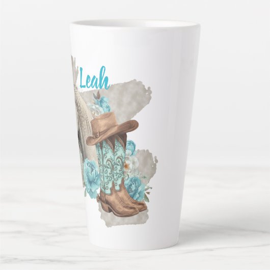 Western Horse  Latte Mok (Voorkant)