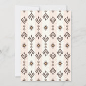 Western Horse Lovers Wedding Invitation Kaart (Achterkant)