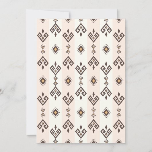 Western Horse Lovers Wedding Invitation Kaart (Achterkant)