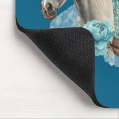 Western Horse Mouse Pad- Navy Muismat (Hoek)