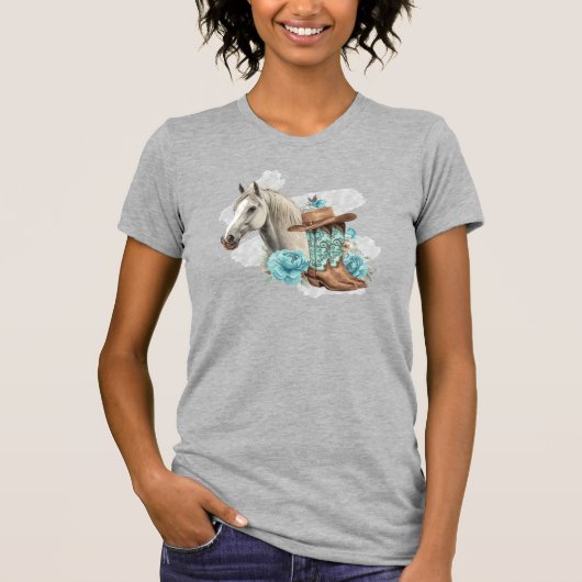 Western Horse T-Shirt (Voorkant)