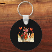 Western Horse Valentine Funny Western Valentines D Sleutelhanger (Voorkant)