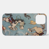 Western Horses Hoesje-Mate iPhone Case (Achterkant (horizontaal))