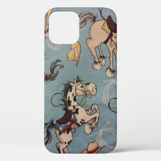 Western Horses Hoesje-Mate iPhone Case (Achterkant)