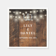 Western Horseshoes String Lights Wedding