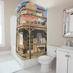 Western Hotel Bath House Westerne stad Douchegordijn