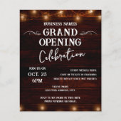 Western Hout Bedrijf Grote Opening (Voorkant)