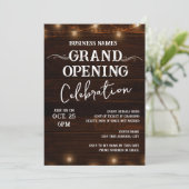 Western Hout Bedrijf Grote Opening Kaart (Staand voorkant)