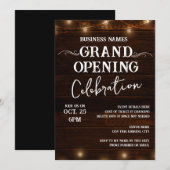 Western Hout Bedrijf Grote Opening Kaart (Voorkant / Achterkant)