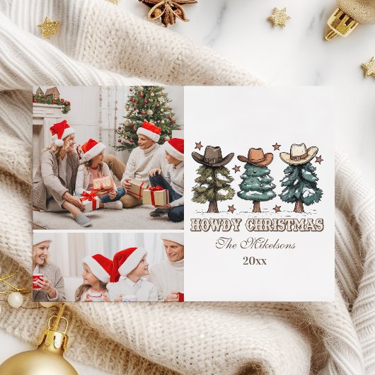  Western Howdy Christmas 2 photo Feestdagenkaart