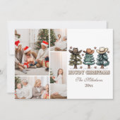  Western Howdy Christmas 4 photo Feestdagenkaart (Voorkant)