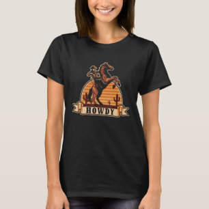 Western Howdy Cowboy T-shirt