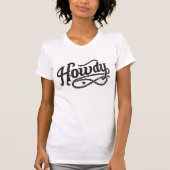 Western 'Howdy' T-shirt (Voorkant)