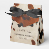 Western huwelijk bedankdoosjes (Voorkant Zijde)