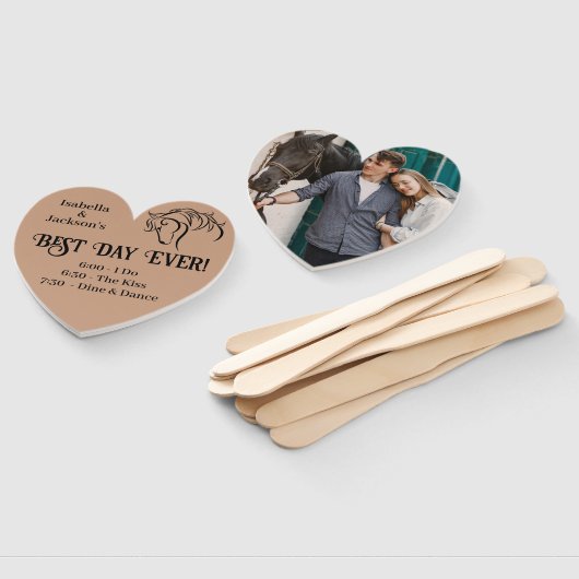 Western huwelijk handwaaier (Niet-gemonteerd)