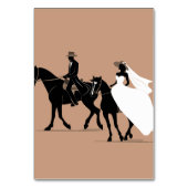 Western huwelijk kaart (Achterkant)